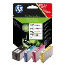  خرطوشة حبر انك  أسود& الوان  اتش بى HP 920xl  اصلي  - (خرطوشة انك CD972AE,CD973AE,CD974AE,COLOUR ,CD975A )